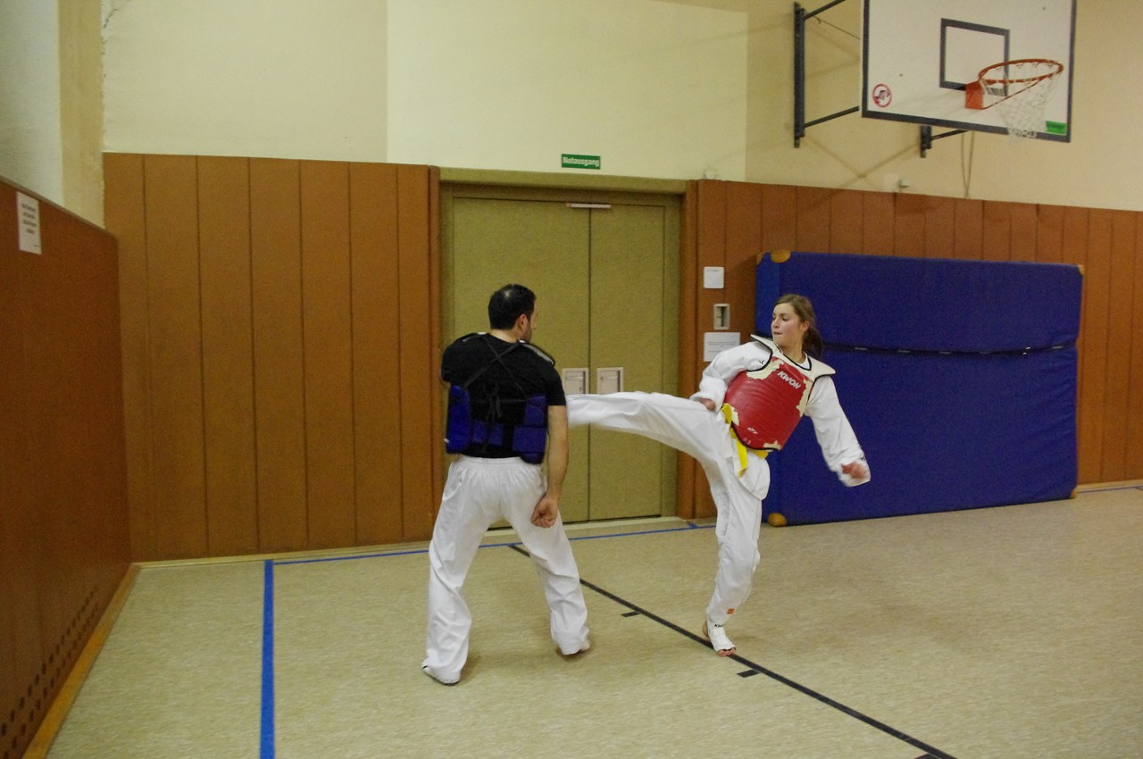 Taekwondo Vollkontakt Training beim BSV Witten